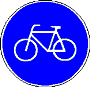 Verkehrszeichen Fahrrad